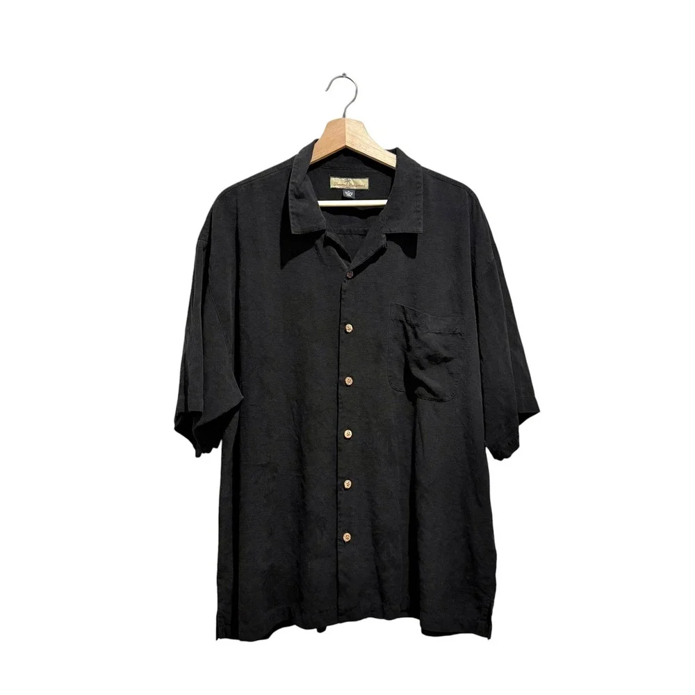 Tommy Bahama 100% Silk Button Down Shirt XL